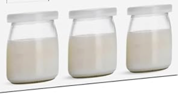 Glass Yogurt Jar Set - 6oz 8ct